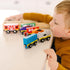 Melissa & Doug Wooden Magnetic Train Cars - 8 Piece Educational Skill-Building Toy for Boys and Girls