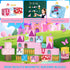 35PCS 3 4 5 6 7 8 Mini Magnetic Blocks, Magnetic Blocks Travel with Portable Iron Storage Box, Magnet Building Blocks