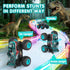 2.4Ghz 3 360 2 DYODYORC Remote Control Car, All Terrain Dinosaur Monster Truck Toys, RC Truck with Music, Lighting