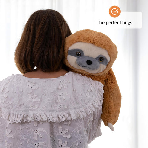 5 Lbs Weighted Stuffed Animal for Anxiety | Calming & Comforting | Weighted Plush Animal Sloth | Anxiety Stuffed
