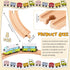 Pack 8 Packs Tracks(6.3 1.57 0.63 Inch,Curved) Liliful of Wood Train Track Expansion Compatible with Most Train x x