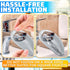 3Pcs Toddler Faucet Extender for Bathroom Sink - Extension Faucet Cover Bathtub Baby Sink Attachment for Washing Face