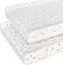 MY LITTLE ZONE Baby Changing Pad Cover Boy, 100% Cotton Changing Table Sheets, 2 Pack