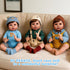 20-22 Inches Set EKOKIZ Reborn Baby Dolls Clothes for Boys and Girls Blue Bear Patterned Fashion Realistic Baby Doll