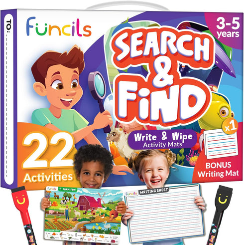Search and Find for Kids & Toddlers - Preschool Learning Activity Book,