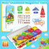 Magnetopia 40 Set 3+, Mini Diamond Texture Magnetic Tiles with Iron Box, PCS Travel Magnetic Tiles, STEM Educational