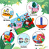 2 PCS High Contrast Crinkle Baby Books for 0-6 Months - Interactive Sensory Touch Feel Infant Travel Gift