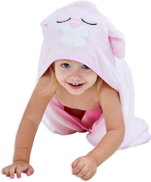 HIPHOP PANDA Hooded Towel - Rayon Made from Bamboo, Bath Towel with