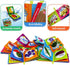 6-Pack Dr.Rapeti Soft Cloth Books Baby Books Bath Books for Baby Infant Toddler Kids Crinkle Squeaky Washable Chewable