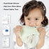 Silicone Bibs for Babies and Toddlers - Adjustable Waterproof Soft Durable Bibs with Large Pocket for 6M+
