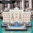 SAMYBLOCKS 2000pcs Set,Creative 14+ Trevi Fountain Archiecture Micro Mini Building Blocks Ideals Roman Landmark Model