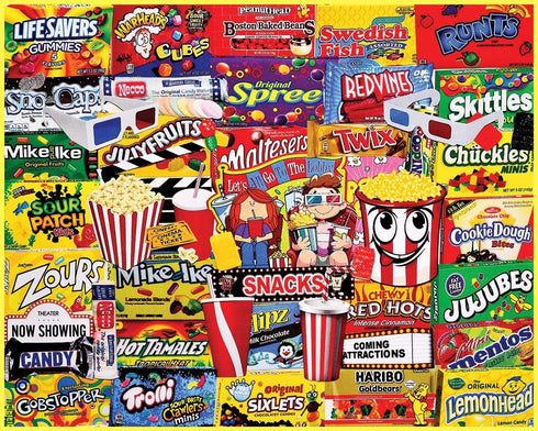 White Mountain - Movie Snacks - 1000 Piece Jigsaw Puzzle for Adults, Children, Grandparents