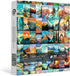 National Parks Puzzle for Adults, 1000 Pieces Travel Poster Landscape Puzzle Including Zion, Yellowstone
