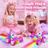 Zmpolir Lights,360Rotation 3 4 5 6 7 8 9 10 Unicorn RC Cars for Girl Toys with Glowling Crystal Wings &Eyes Remote