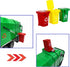 Nunkitoy (2 Inches) Mini Size Trash Can Toy,Garbage Truck's Trash Cans, Mini Curbside Vehicle Garbage Bin Trashcan