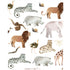 Super Soft Fitted Crib Sheet - Water Color Jungle Friends Design