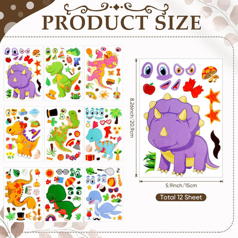 VercanMonth 12 Set 12 12 12 12 12 Wedding Activities Includes Coloring Placemats with Crayons Puzzle Animals Stickers