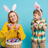 Seeiuua 36Pcs Easter Eggs with LED Finger Lights Glow In The Dark Easter Eggs Rings for Kids Toddler
