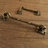 5.5” Privacy Hook and Eye Latch, Easy Lock for Barn Door, Set of 2