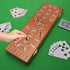 Set 3 9 2 15.5 4.9 1.2 Sets Cribbage Board Game Tracks, Plusvivo Solid Oak Wood Cribbage Boards Unique with Metal Pegs