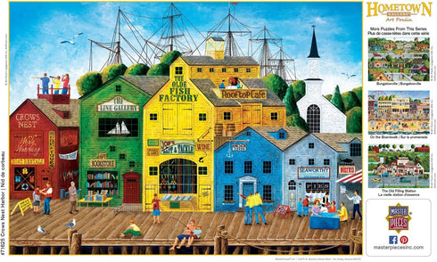 MasterPieces 1000 Piece Jigsaw Puzzle - Crows Nest Harbor for Adults, Family, or Youth - 19.25"x26.75"