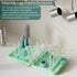 Set 16 Set Portable Baby Bottle Brush with Multiple Brushes,Soap Dispenser, Foldable Bottle Drying Rack for Bottles
