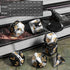 CiaraQ DND Polyhedral Dice Set - Black Dice Bag for D&D RPG MTG Role Playing Table Games