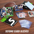 SEFOWG 5000ct Clear Card Sleeves for Trading Cards, Baseball Sports Soft Sleeves, Ultra Soft Plastic Card Protector