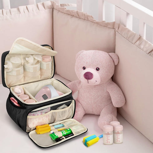 S1 S2, Luxja Breast Pump Bag Compatible with Spectra and Pumping Bag for Breast Pump and Extra Parts (Suitable for Home