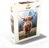 MyPuzzle Highland Cattle in The Italian Dolomites - Premium 1000 Piece Jigsaw Puzzle for Adults