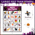 V-Opitos Halloween Bingo Game Card for Kids/Adults, 36 Players, Family/School Classroom Halloween Party Favor