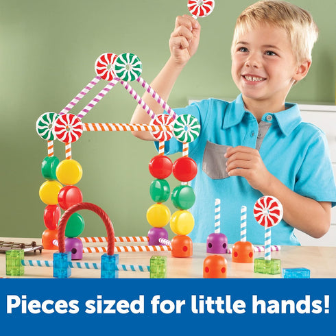 Learning Resources Candy Construction Building Set, 92 Pieces, Toddler Learning Toys, Ages 4+
