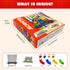 rokt&razo Creative Building Block Set for Toddlers - 30 Pattern Cards - Open-Ended Play Toy for Sensory Development