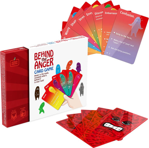 Card Game for Families, Therapy Games for Kids - Develop Social Emotional Coping Skills, Anger Management Tool