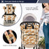 SUABO Backpack Bread Milk Pattern Baby Diaper Bag Large Bag Waterproof Travel Diaper Bags for Moms and Dads