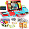 maysida 52PCS Toy Cash Register for Kids with Sound Music/Scanner/Microphone/Credit Card/Play Money,
