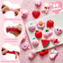 36 Packs JOYIN Valentines Day Mochi Squishy Toys, Stress Relief Fidget Toy, Cute Miniature Novelty Squeeze Toys