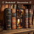 Kangomelon 3D DIY Book Nook Kit Wooden Bookshelf Miniature Serenity Coffee House Kit Wooden Puzzles Bookends Miniature