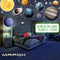 Glow in The Dark Planets, Bright Solar System Wall Stickers, 9 Glowing Ceiling Decals for Kids' Room Decoration