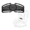 Tumkew Anti Escape Car Seat Buckle Guard & Chest Harness Clip Lock -