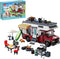 TYCOLE City Camper Van Building Set-Beach Camping Themed Construction Toy Kit with Mini