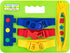 Buckle Toys Mini Busy Board - Green Montessori Learning Toy for Toddlers, Foam Sensory Board, Develop Fine Motor Skills