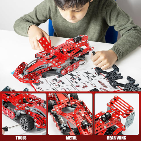 290 Set 8-12 14 12-16 6-12 8-10 8-13, 15 16 Metal Model Car Kits - Pcs Erector for Boys Age and Up, Building Kits, STEM