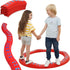 Special Supplies Wavy Circle Balance Beams Stepping Stones for Kids, 8 Pc.