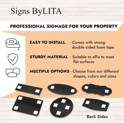 Signs ByLITA Square Diaper Changing Station Sign, Easy Installation, Durable Material (Brushed Silver)