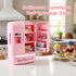 kimo Dollhouse Mini Refrigerator Furniture, Essential Kitchen Accessory for Dollhouse, Compatible with Mini Foods