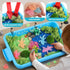 Kaelinda 3-4 5-8 8-12 Axolotl Sensory Bin for Kids - Axolotl Toys Sand Sensory Toy with Lid, Art and Craft Axolotl