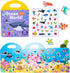 MIKNEKE Jelly Reusable Sticker Books for Toddlers 1-3 2-4 Years, Portable Travel Toys
