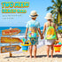 35PCS 3 Bucket,3 2 3-10 Beach Toys for Kids Sand Toys with Collapsible Dump Truck,Beach Shovel,Sand Castle Building
