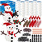 36 Pack Stocking Stuffers for Kids,Christmas Crafts for Kids Bulk,Build a Snowman